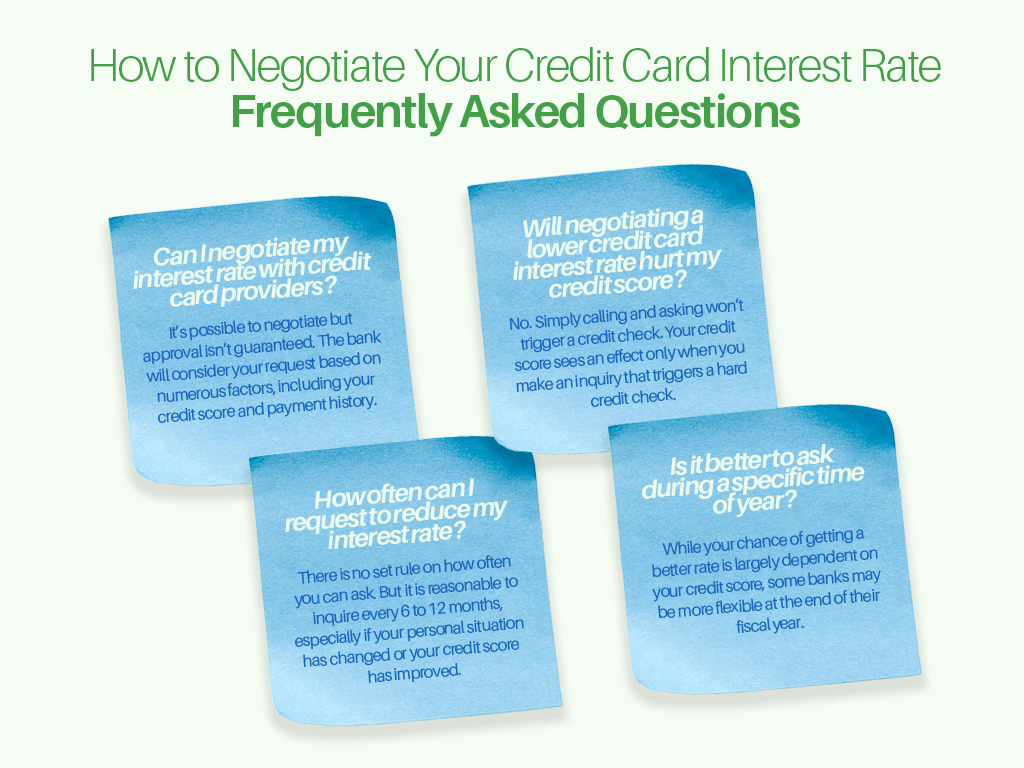 Negotiate Credit Card Interest FAQ