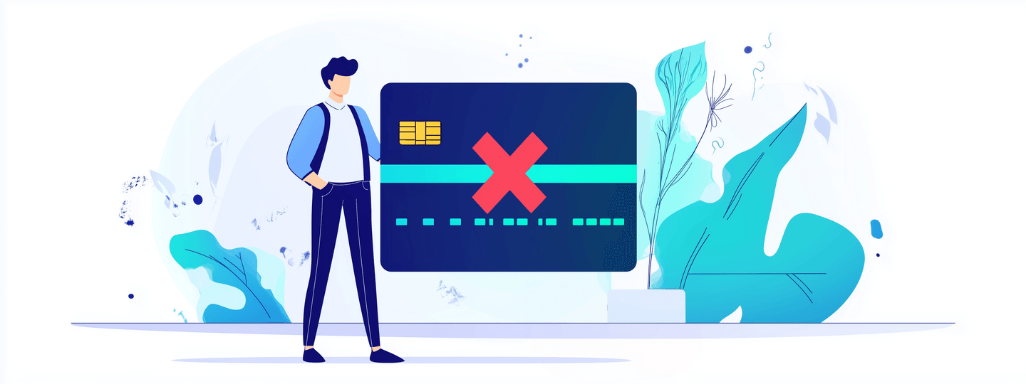Not having a credit card