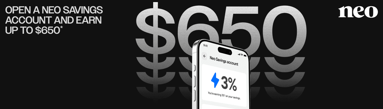 Neo Savings Banner