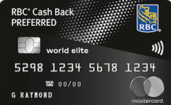 RBC Cash Back Preferred World Elite Mastercard